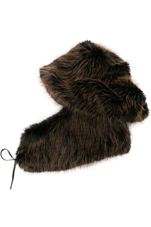 Lanvin X Future fiskerhat i imiteret pels