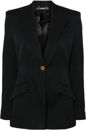 VERSACE Enkeltradet blazer med Medusa-knapper