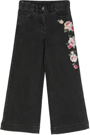 MONNALISA Jeans med lige ben og pailletter