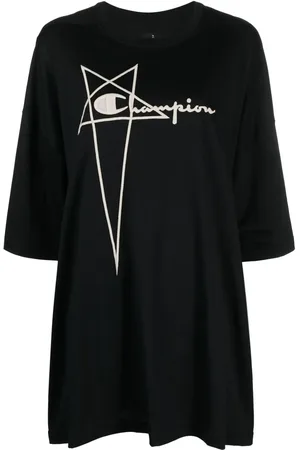 Rick Owens T-shirt med broderet logo