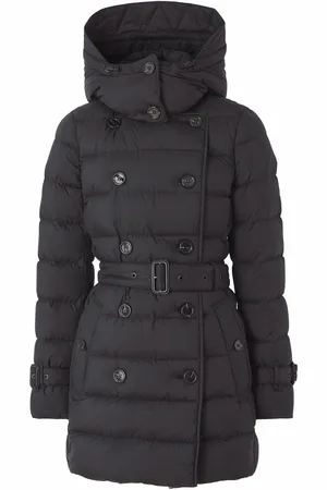 Burberry Dunfrakke med aftagelig hætte