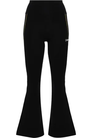 VERSACE Leggings med logoapplikation