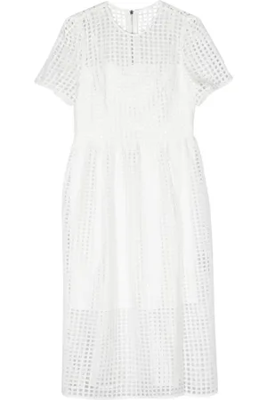 DKNY Mesh-kjole med svaj