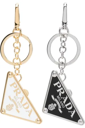 Prada Nøglering med trekantet logo