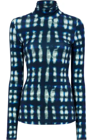 Proenza Schouler T-shirt med batiktryk