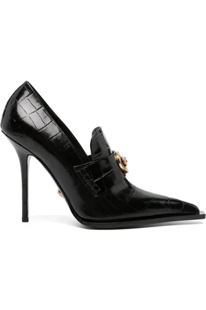 VERSACE 115 mm Alia pumps i lakeret læder