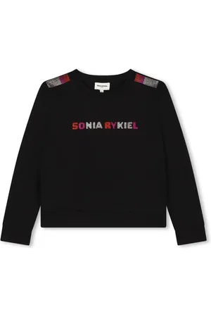 Sonia Rykiel Enfant Sweatshirt med rhinsten-logo