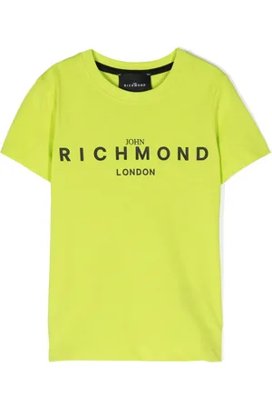 John Richmond T-shirt med logoapplikation