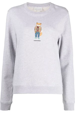 Maison Kitsuné T-shirt med rævetryk