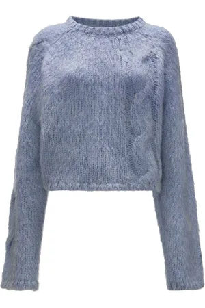 J.W.Anderson Cropped kabelstrikket sweater