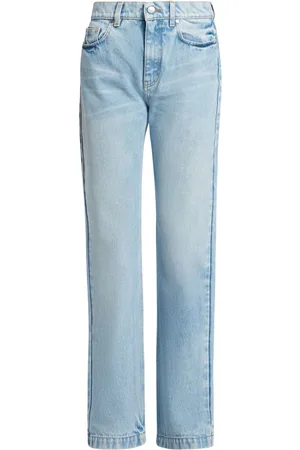 Stella McCartney Jeans med lige ben og S wave-mærke