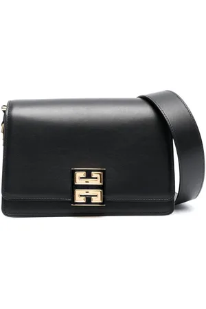 Givenchy Mellemstor 4G crossbody-taske i læder