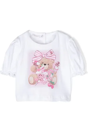 Le Bebé Enfant T-shirt med bamsetryk
