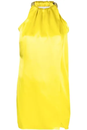 Stella McCartney Kort choker-kjole med krystaludsmykning