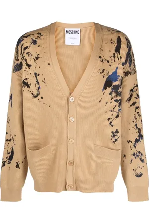 Moschino Cardigan med malingssprøjt