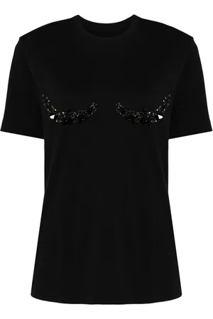 JNBY T-shirt med krystaludsmykning