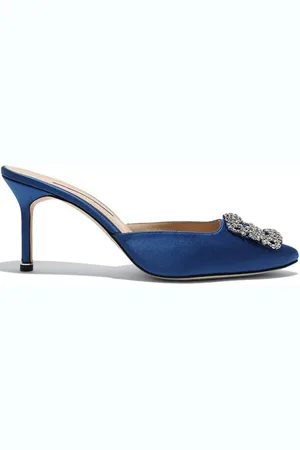 Manolo Blahnik Hangisi 70mm læderpumps