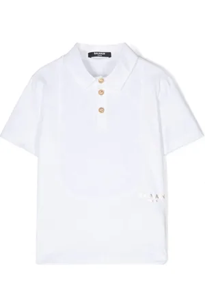 Balmain Poloskjorte med jacquard-logo