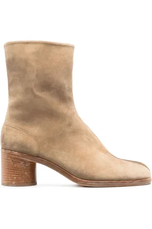 Maison Margiela Tabi 60mm ankelstøvler i ruskind