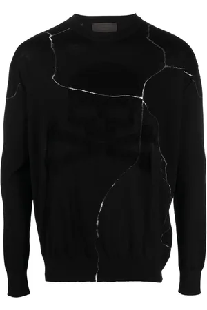 Philipp Plein Trøje med krakeleret effekt