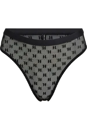 Karl Lagerfeld Trusser med monogram-mesh