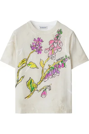 Burberry T-shirt med blomstertryk