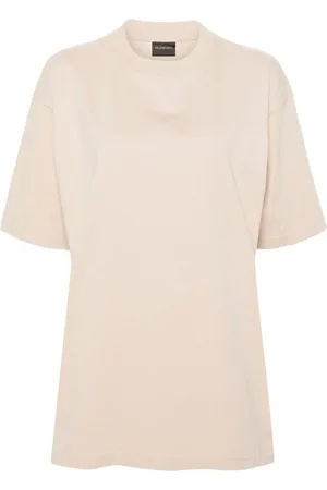Balenciaga T-shirt med rhinstenudsmykning