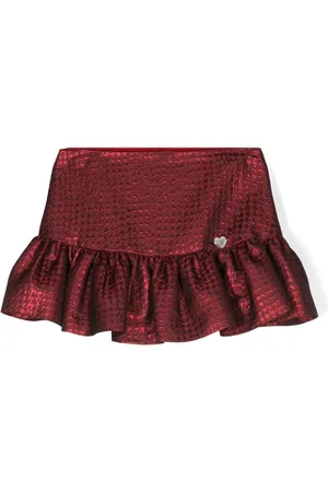 MONNALISA Kort nederdel med houndstooth-mønster