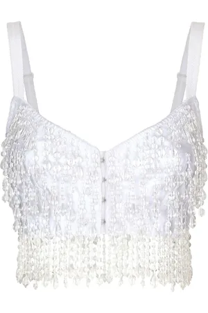 Dolce & Gabbana KIM DOLCE&GABBANA korset-top med broderi