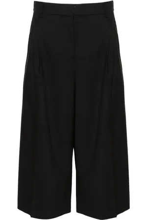 Kenzo Cropped højtaljede bukser med solid mønster