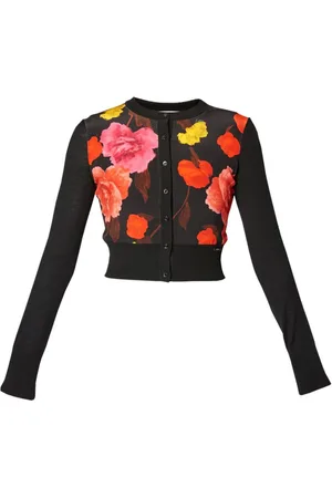 Erdem Cardigan med blomstertryk