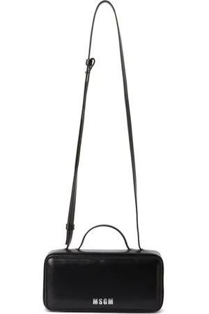 Msgm Tote i læder med logotryk