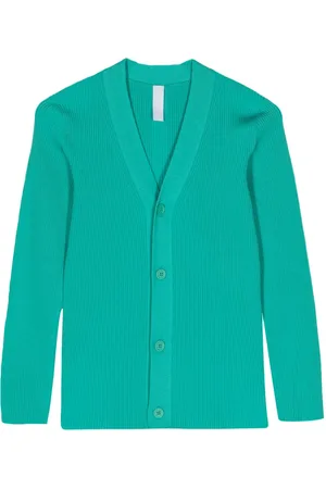 CFCL Ribbet cardigan med V-hals