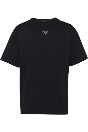 Prada T-shirt med trekantet logo