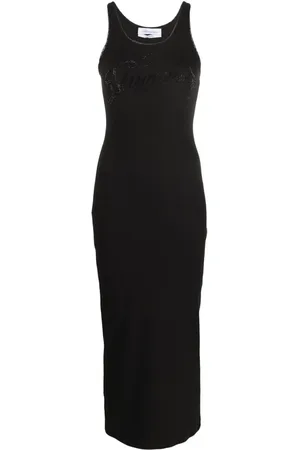 BLUMARINE Kjole med broderet logo