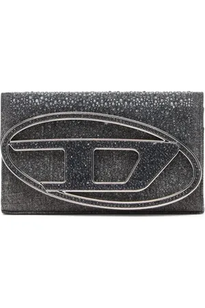 Diesel 1DR denimpung med krystaludsmykning