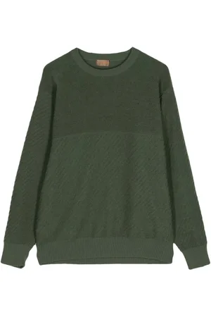 Saint Laurent Stribet uldtrøje