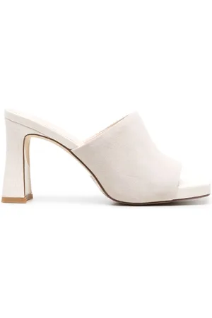Twin-Set 95mm mules i ruskind
