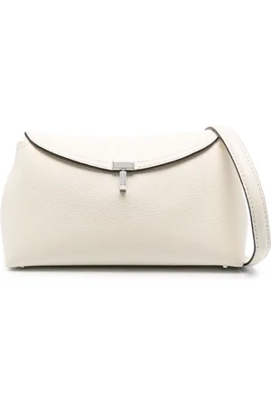 Totême T-Lock clutch i læder