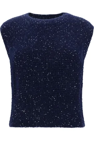 Fabiana Filippi Vest i uld med pailletter