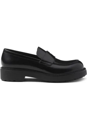 Prada Loafers i læder med penny-slot