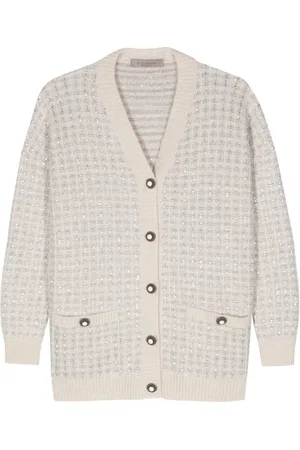 D.EXTERIOR Cardigan med pailletter