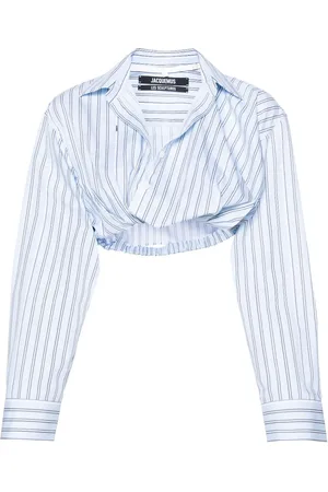 Jacquemus Stribet La Chemise Bahia skjorte