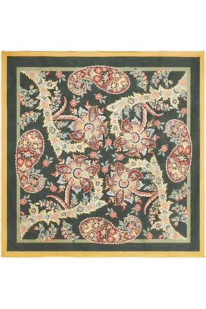 Etro Sjal med paisleytryk og frynser