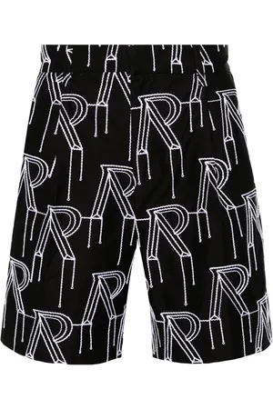 Represent Skræddersyede shorts med initial-broderi