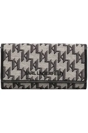 Karl Lagerfeld Jacquard-pung med monogram