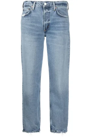 AGOLDE Cropped Kye jeans med lige ben