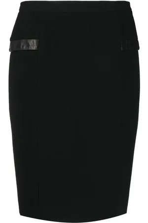 Dior Pencil-nederdel med læderkant fra 2010