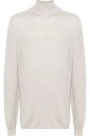 Rick Owens Oversize sweater med rullekrave