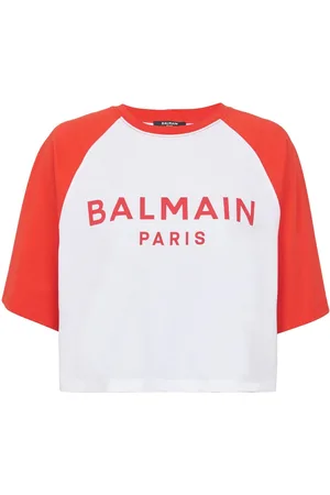 Balmain T-shirt med logotryk